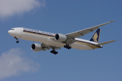 Singapore Airlines announced an order for eight additional Boeing 777-300ERs to start service in 2013/2014. The airline already has 19 in service and they will be used for medium to long-haul routes. Photo by clippergoodwilll via Flickr.