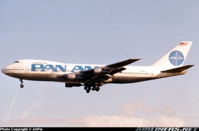 Here is PanAm Boeing 747-200 N724PA taken in 1990, about a year before Pan Am went out of business.