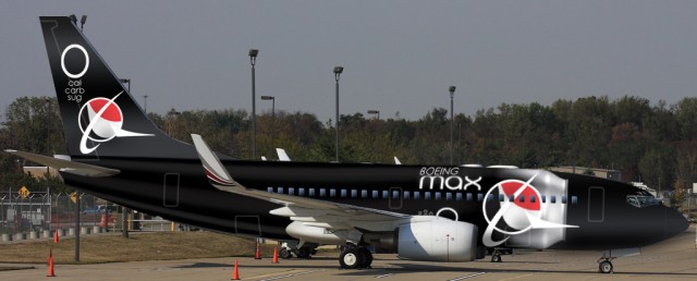 Is this the new Boeing 737 MAX livery? Nope, but a great Photoshop by Lyle Jansma.