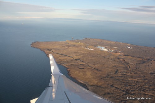 Coming into Iceland is quite bare. I wasn't sure we were actually landing at a main airport, but it was.