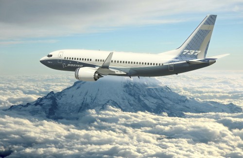 I like the new real livery of the 737 MAX, but not so sure about the name. Image from Boeing.