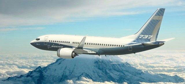 I like the new real livery of the 737 MAX, but not so sure about the name. Image from Boeing.