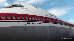 MoF5 You are able to walk around the first ever Boeing 747, the City of Everett
