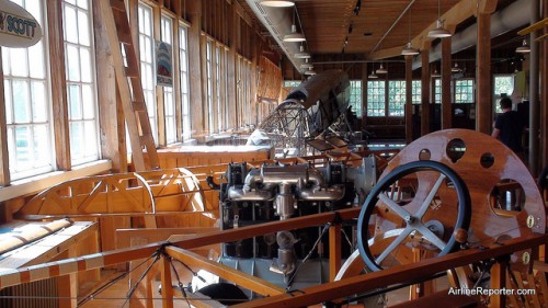 Inside the Boeing Red Barn at the Museum of Flight