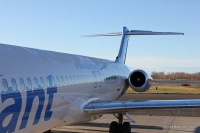 Boarding on the tarmac at Bellingham allows one to get views like this, which you can't get on a jetway.