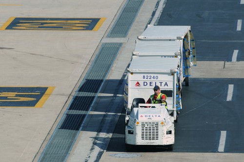Do you know where your bag is at? If you are on Delta, you can know. Photo by Kenny Ganz.