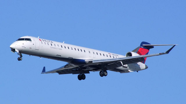 Delta Air Lines Bombardier CRJ-900.