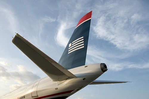 US Airways Airbus A320 Tail. Image from US Airways.