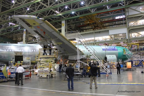 The 1000th Boeing 767 (JA622A) still have about a month til she will be delivered to ANA.