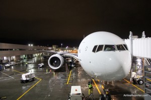 Having to leave the new Boeing 777-300ER at LAX was difficult, especially knowing she was on her way to Auckland.