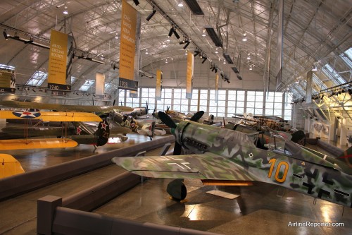 One large hangar holds all the airplanes in the Flying Heritage Collection