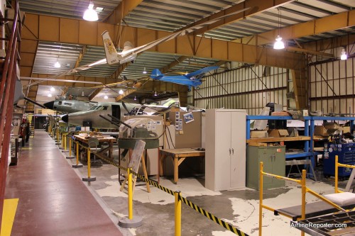 This is just one half of one of the hangars at the Museum of Flight's Restoration Center at Paine Field.