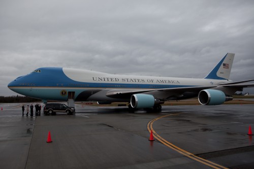 Air Force One (well Obama is not on it, so technically, that is not it's name right now) sitting at Paine Field. Photo by Jeremy Dwyer-Lindgren.