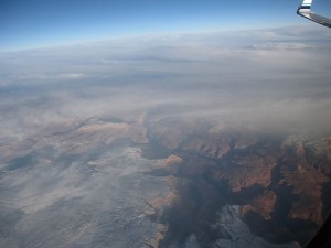 We got a nice view of the Grand Canyon during flight. Who could not love flying?