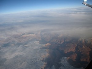 ASc We got a nice view of the Grand Canyon during flight. Who could not love flying?