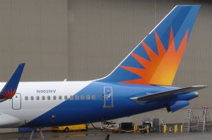 Allegiant's Boeing 757 N902NV at Paine Field.