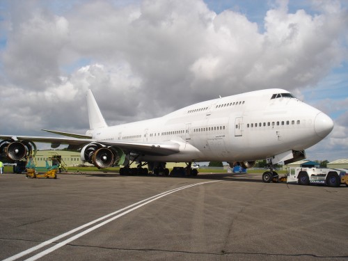 The second Boeing 747-400 (F-GITB) to be scapped. Photo from Air Salvage International Limited
