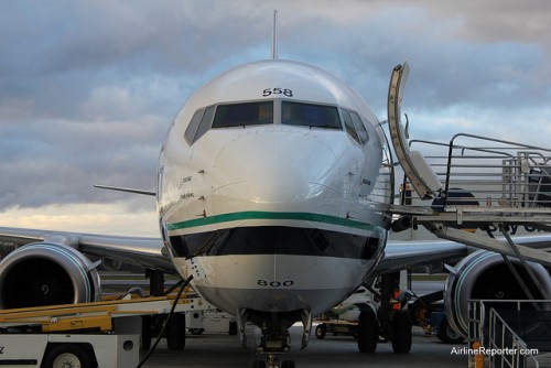 Alaska Airlines Boeing 737-800 ready to go.