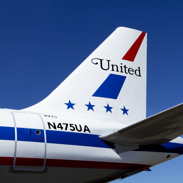 United Airlines new Retro Livery