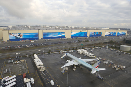 Boeing's factory today located in Everett, WA