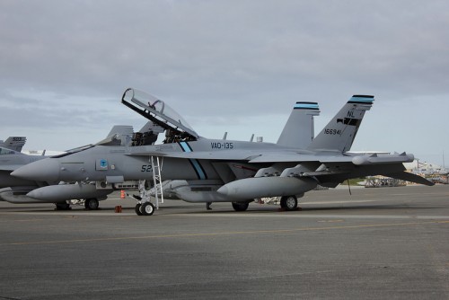 EA-18G Growler for VAQ-135. Photo by Alex Jossi.