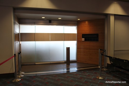 The Club International Lounge is located in the South Terminal at SEA.