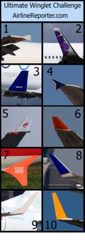Can you name all these winglets?