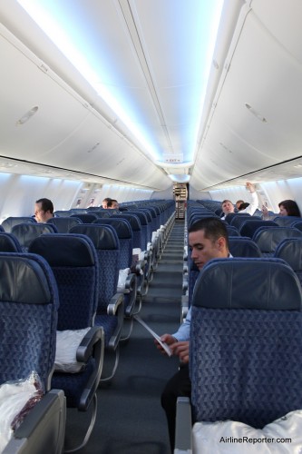 American's new Sky Interior looks updated and clean.