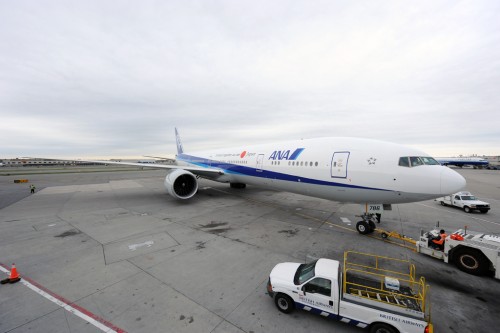 ANA Boeing 777-300ER (JA786A) with updated livery. Manny Gonzalez / NYCAviation