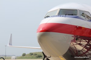 When arriving at DFW, the sky was mostly blue and it was sunny. Things changed quickly. 