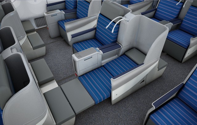 LOT's Business Class seats will be fold flat. Image from LOT. 