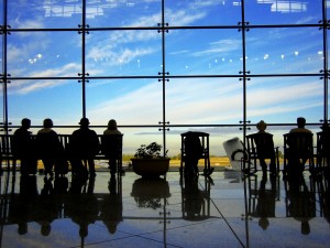 Airports can be great places to hang out at after you get through security.