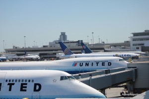 United aircraft in new and old livery.