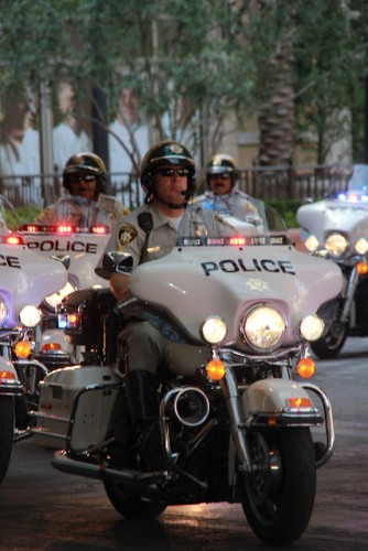 Wounded Warriors Police Escort.
