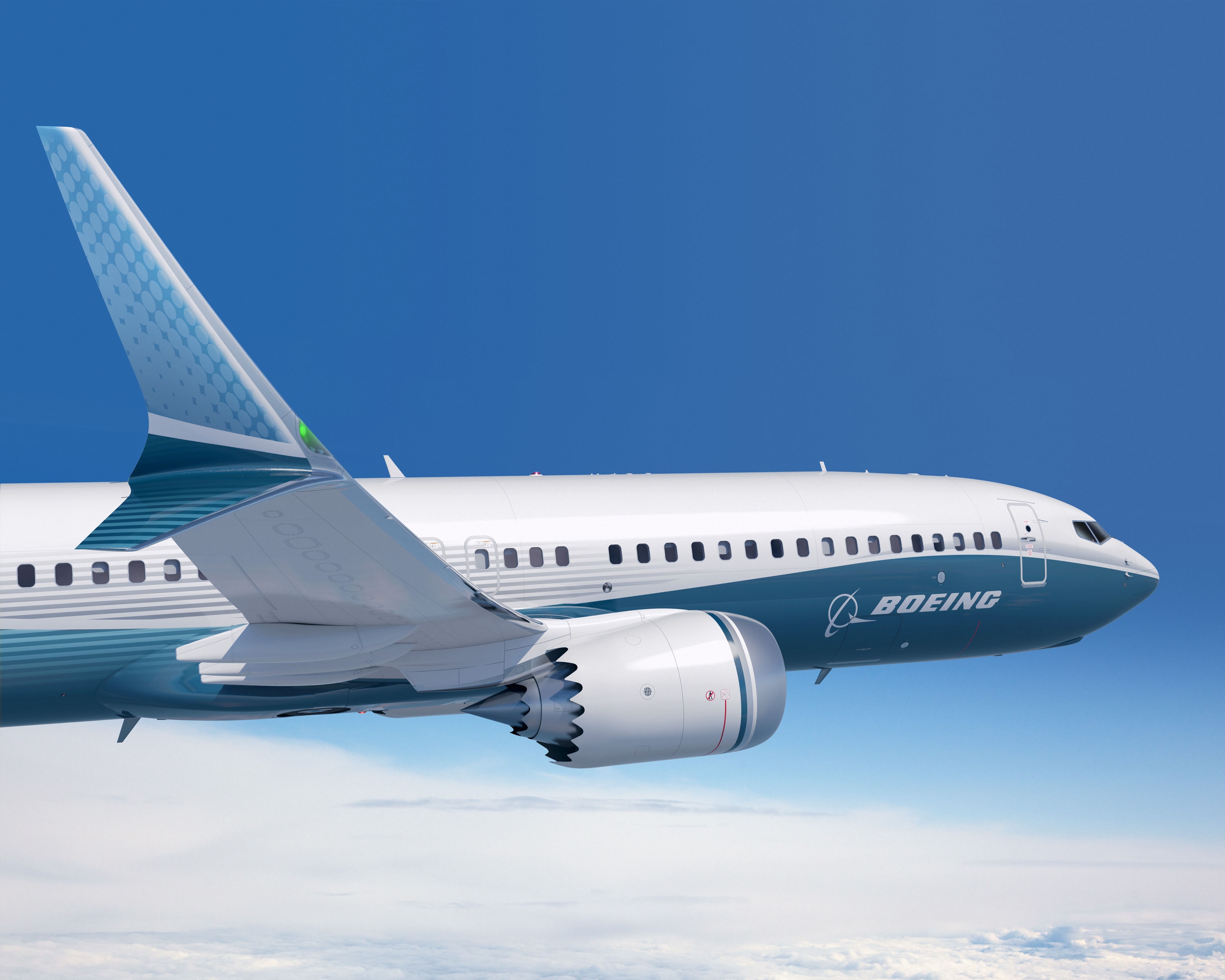 High Resolution Image (click for larger) of what Boeing expects the winglet for the new 737 MAX will look like. Image from Boeing.