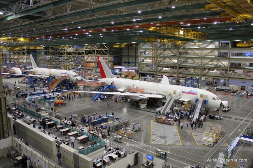 This Boeing 787 Dreamliner is supposed to be the sixth 787 that Air India is supposed to take delivery of.