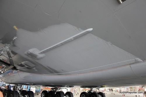 Can you tell where the fuel tanks are located in the wing of the A380?