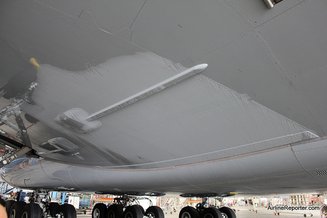 Can you tell where the fuel tanks are located in the wing of the A380?