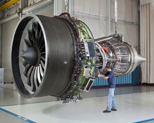 The GEnx-1B engine, that is used on the Boeing 787 Dreamliner. Image from GE. 