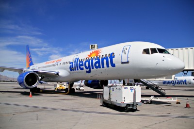 Allegiant Air Boeing 757-200 (N902NV) while in Las Vegas.