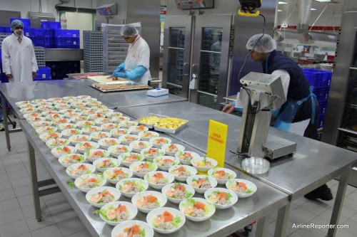 Emirates Catering Facility in Dubai.