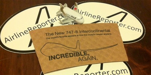 These are the fabulous prizes for the Boeing 737 360 giga-plane contest. Good stuff.