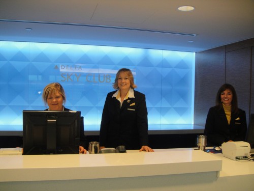 A good club takes more than just a comfy place to sit -- it takes good staff and Delta delivers.