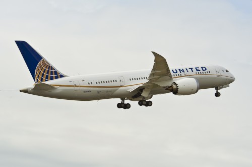 And we have lift off. Image from United.