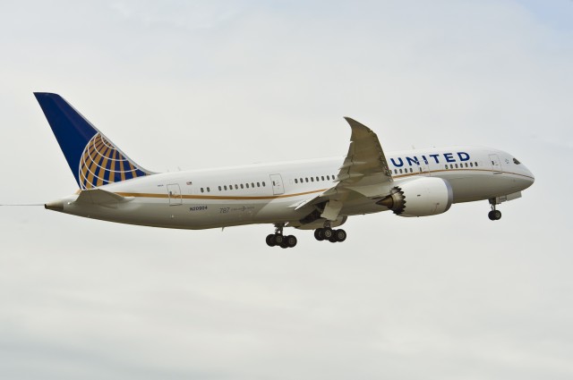 United CAL ZA288 Ln 53 GE 787-800 B1 Take off and Taxi And we have lift off. Image from United.