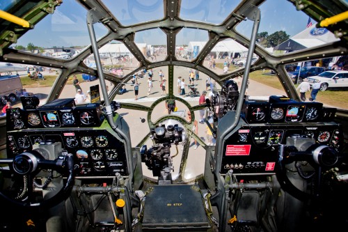 View from the cockpit.