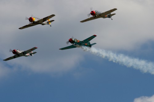 AirVenture is more than just seeing airplanes on the ground -- there are airshows through out the whole event.