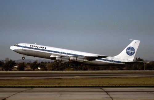 Pan Am Boeing 707-320B in March 1980.