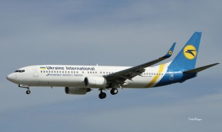 Ukraine International Airlines Boeing 737.
