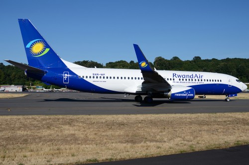 Our flight taxiing at Boeing Field. Taken by Andrew W. Sieber.